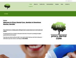 priory-dental.co.uk screenshot