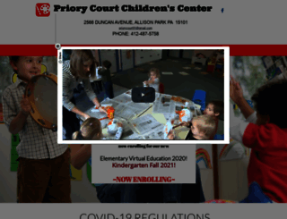 priorycourtchildrenscenter.com screenshot