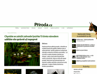 priroda.cz screenshot