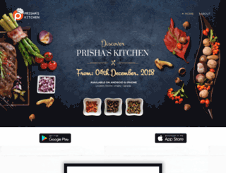 prishaskitchen.com screenshot