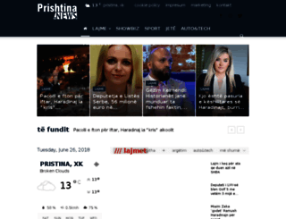 prishtina.news screenshot