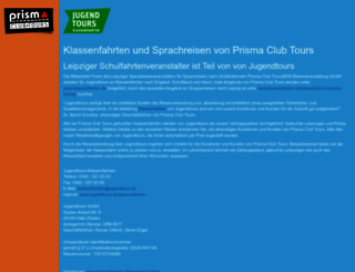 prisma-gruppenreisen.de screenshot