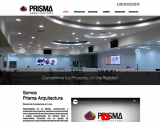 prismaarquitectura.com.pe screenshot