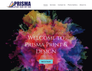prismaprint.com.au screenshot