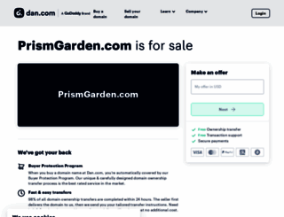 prismgarden.com screenshot