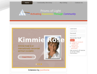 prismoflightcommunity.com screenshot