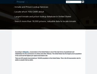 prisonal.org screenshot