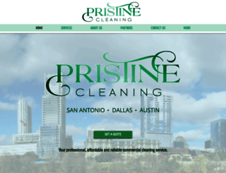 pristinecleaningofaustin.com screenshot