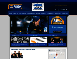 pritchardsservicecenter.com screenshot