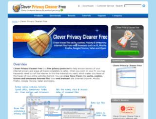 privacy-cleaner.net screenshot