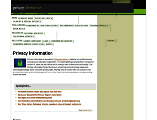 privacy-information.org screenshot