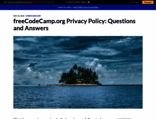 privacy-policy.freecodecamp.org screenshot