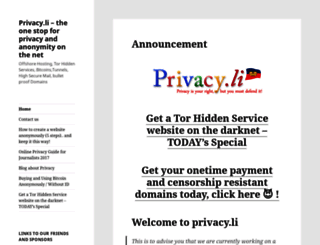 privacy.in screenshot