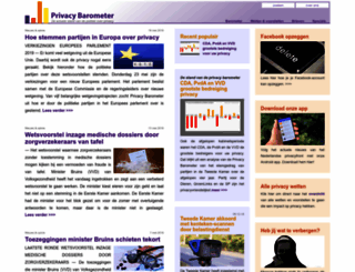 privacybarometer.nl screenshot
