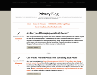 privacyblog.com screenshot