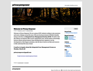 privacyempower.wordpress.com screenshot