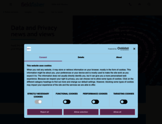 privacylawblog.fieldfisher.com screenshot