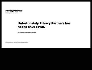 privacypartners.com screenshot