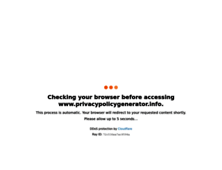 privacypolicygenerator.info screenshot