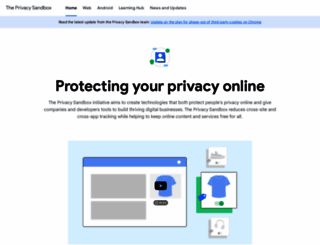 privacysandbox.com screenshot