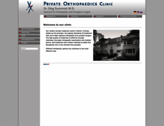 privat-orthopaedie.de screenshot