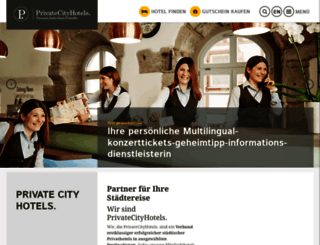 private-city-hotels.com screenshot