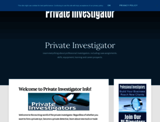 private-investigator-info.org screenshot