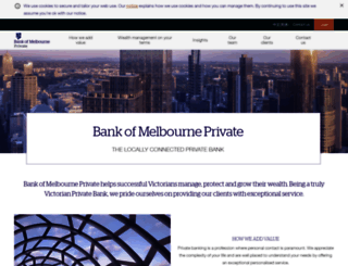 privatebank.bankofmelbourne.com.au screenshot