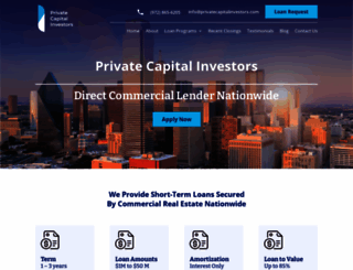 privatecapitalinvestors.com screenshot