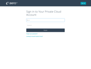 privatecloud.aerofs.com screenshot