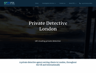 privatedetective.london screenshot