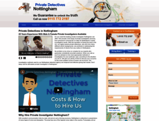 privatedetectives-nottingham.co.uk screenshot