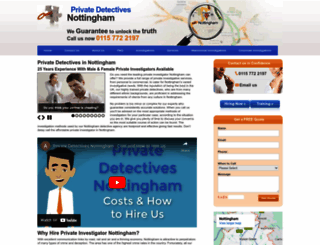 privatedetectives-nottingham.co.uk screenshot