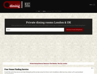 privatediningrooms.co.uk screenshot