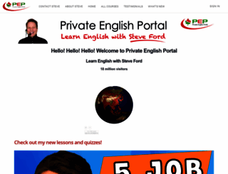 privateenglishportal.com screenshot