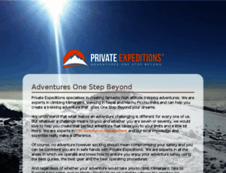 privateexpeditions.com screenshot
