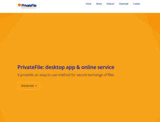 privatefile.com screenshot