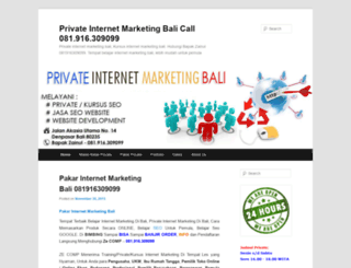 privateinternetmarketingbali.wordpress.com screenshot