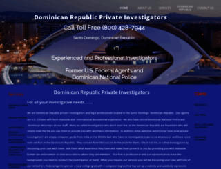 privateinvestigatorsdominicanrepublic.com screenshot