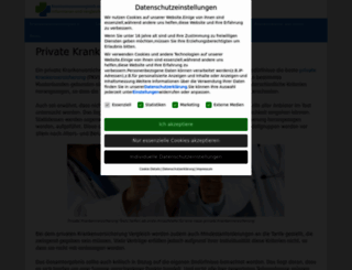 privatekrankenversicherungtest.info screenshot