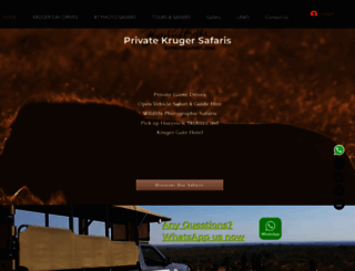 privatekrugersafaris.co.za screenshot