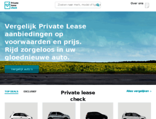 privateleasecheck.nl screenshot