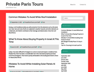 privateparistours.com screenshot