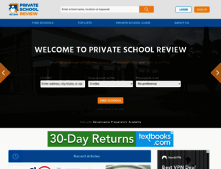 privateschoolreview.com screenshot