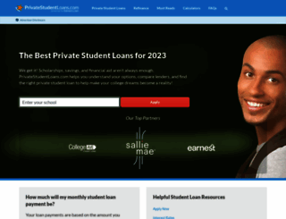 privatestudentloans.com screenshot
