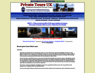 privatetoursuk.com screenshot