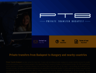privatetransferbudapest.com screenshot