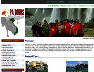 privatevietnamtour.com screenshot
