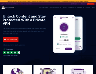 privatevpn.com screenshot