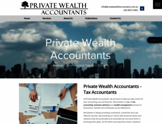 privatewealthaccountants.com.au screenshot